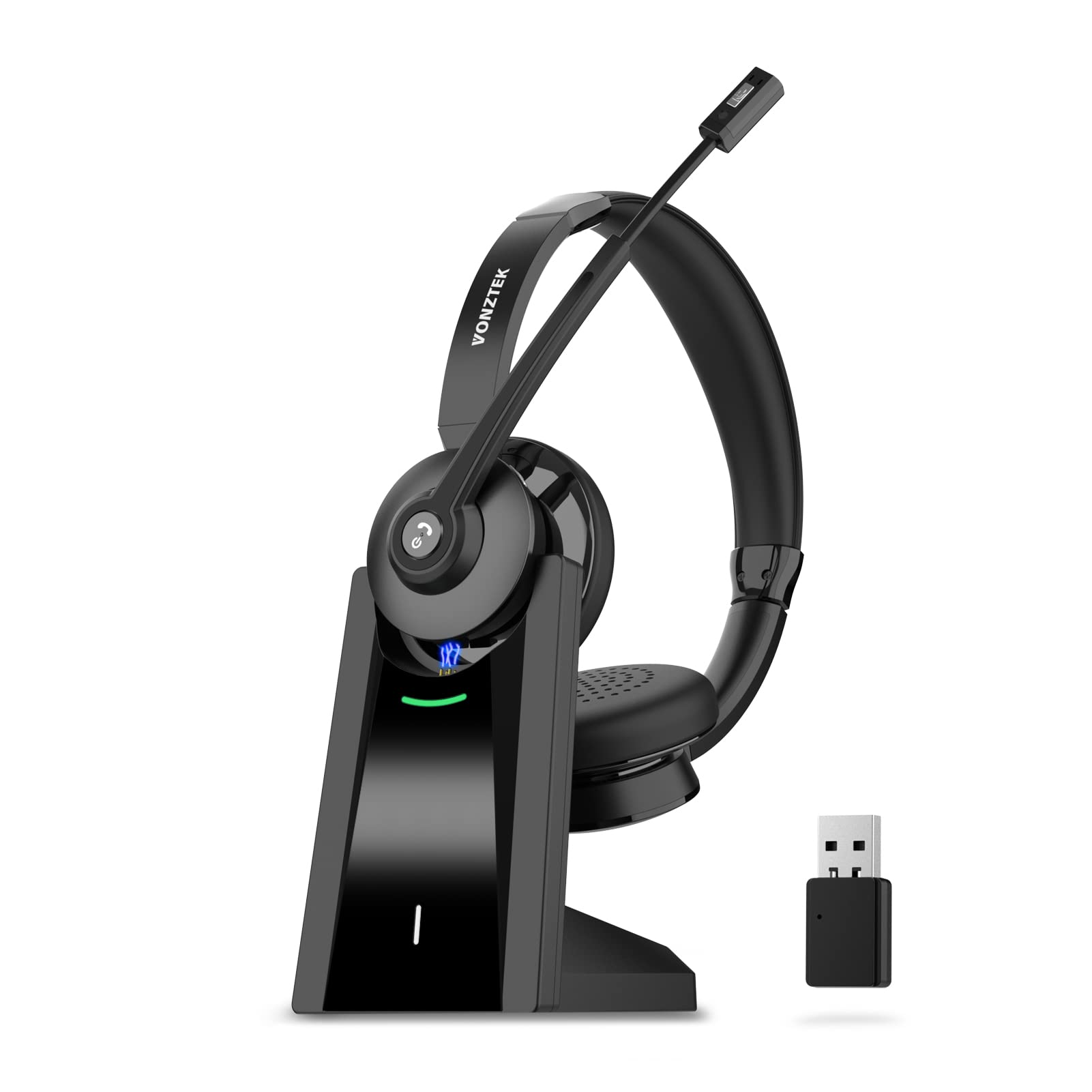 wireless headset with mic for work