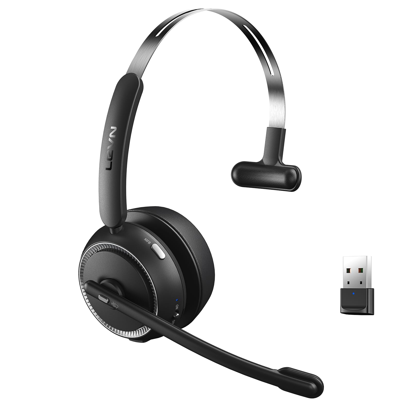 wireless headset with mic for work